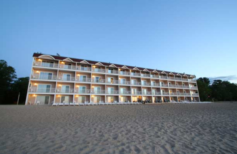 The beach at Bayshore Resort.