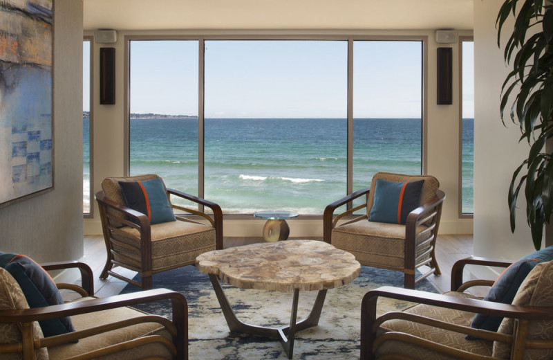 Sitting area at Monterey Tides.