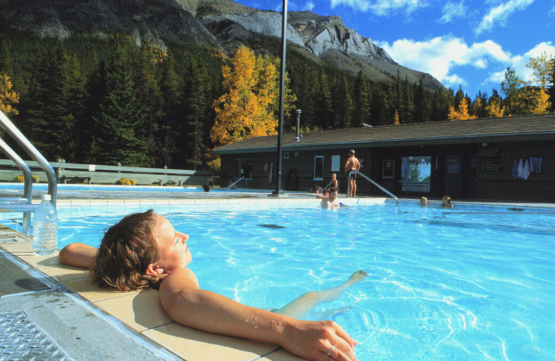 Hot springs at Mount Robson Inn.