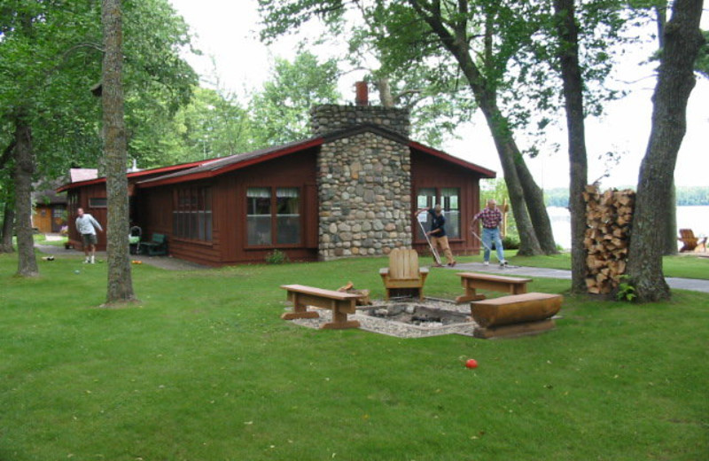 Cabin exterior at Fremont's Point Resort.