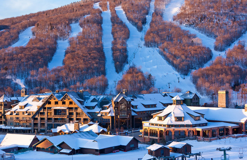 Exterior view of Stowe Mountain Lodge.