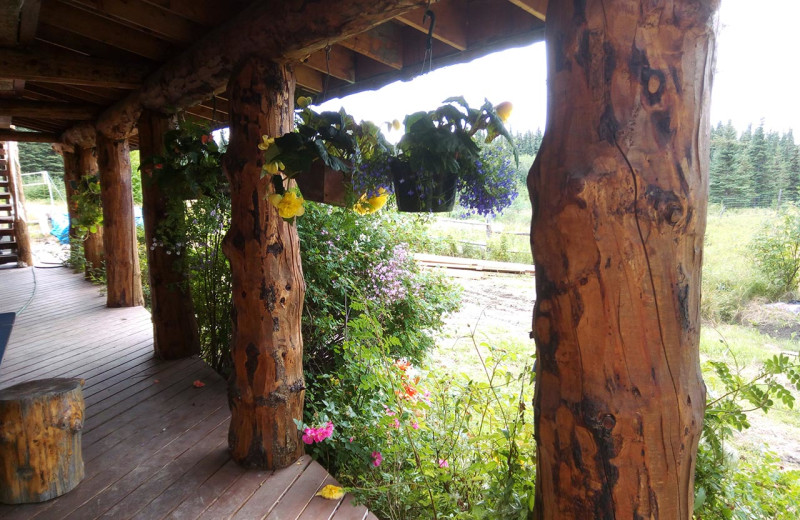 Porch at Hungry Moose Bed and Breakfast.