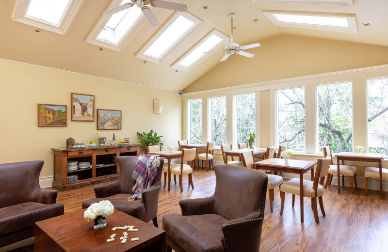 Dining at Healdsburg Inn, A Four Sisters Inn.