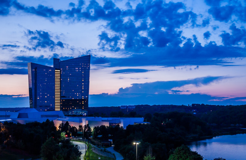 Exterior view of Mohegan Sun.