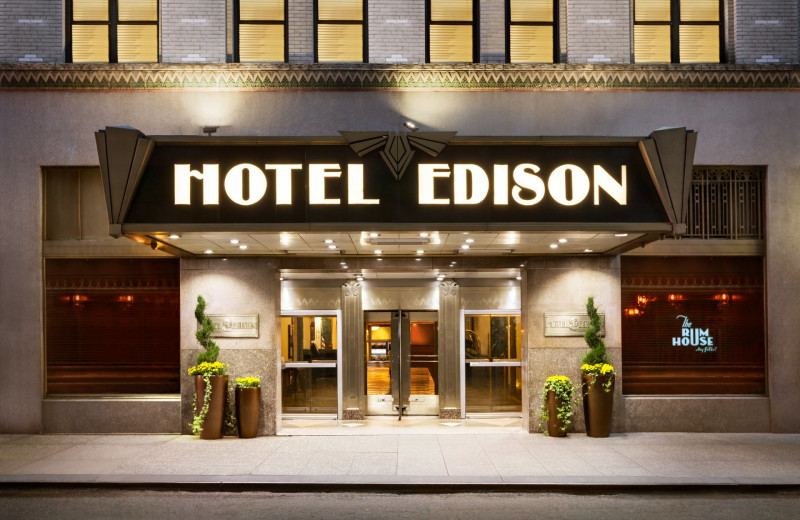 Exterior view of Hotel Edison.