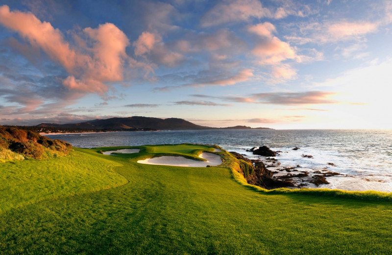 Golf at The Lodge at Pebble Beach.