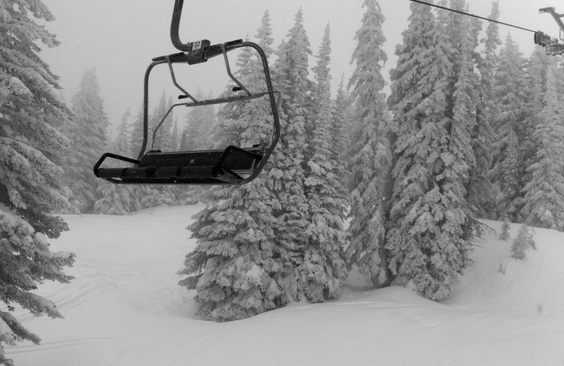 Ski lift at Lift House Lodge.