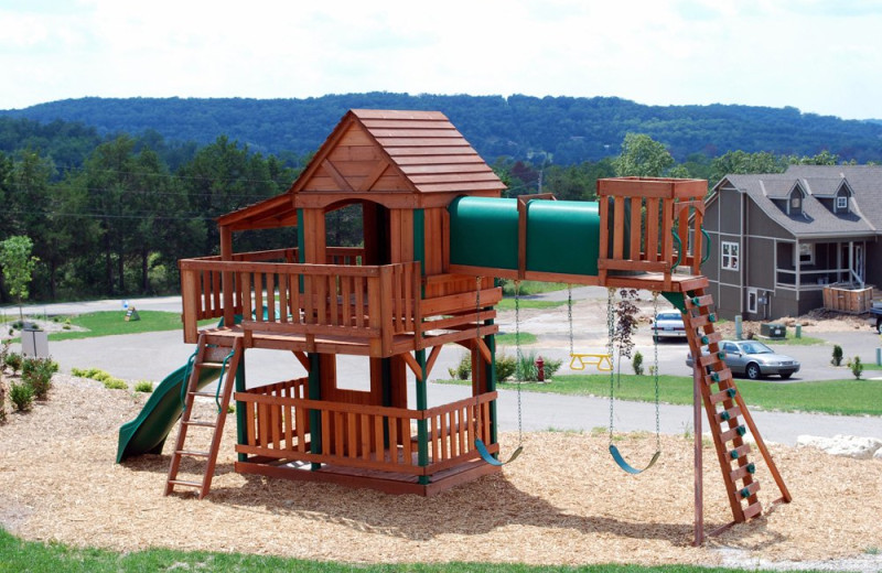 Kid's playground at Vacation Home in Branson.