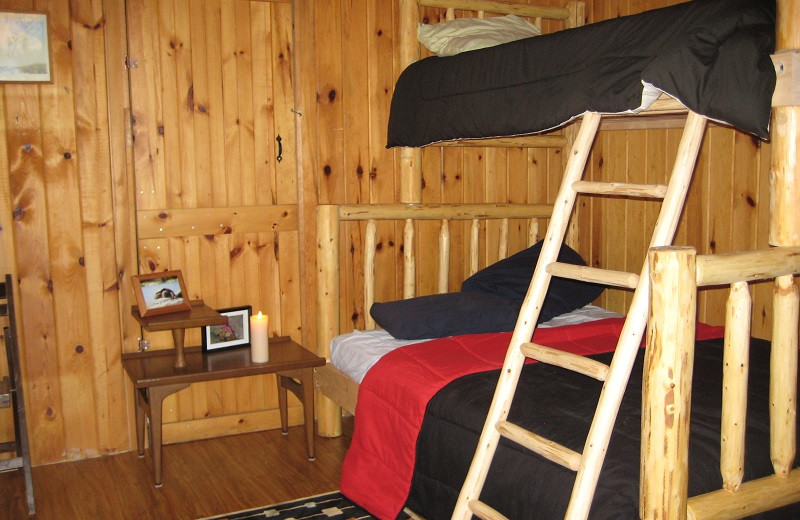 Bunk beds at Algonquin Eco-Lodge.