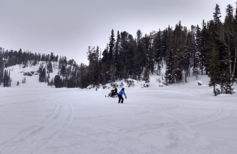 Winter at Big Moose Resort.