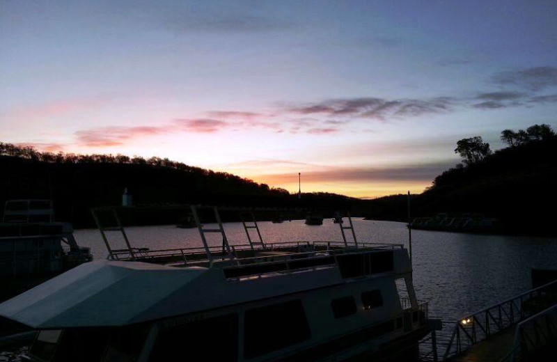 Sunset at Lake Don Pedro.