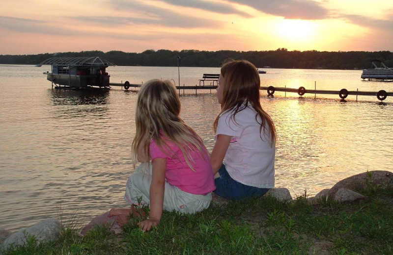 Relax by the lake at Train Bell Resort.