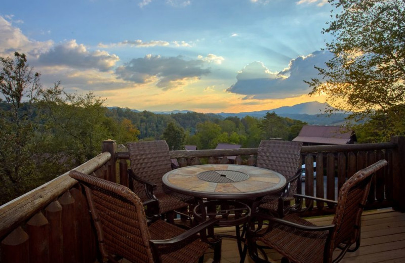 Rental view at Deer Path Cabins.