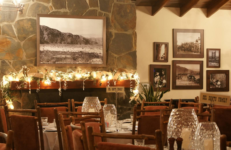 Dining room at Smoke Tree Ranch.