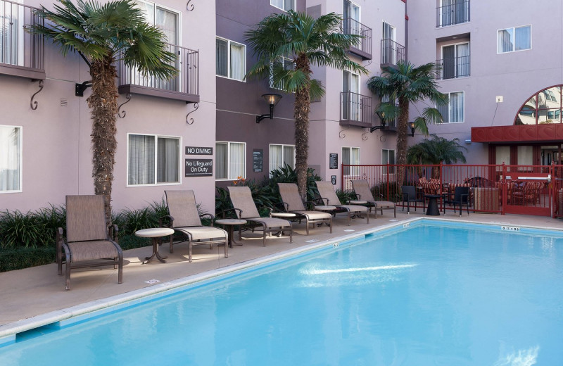 Outdoor pool at Residence Inn San Diego Downtown.