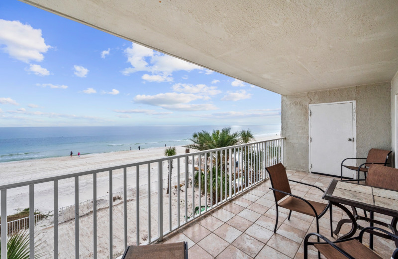 Rental balcony at Sunset Properties.