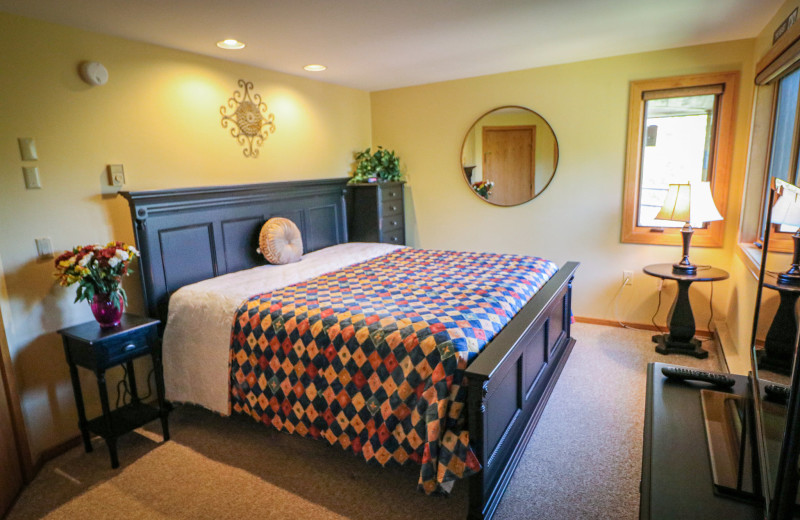 Rental bedroom at Killington Rental Associates.