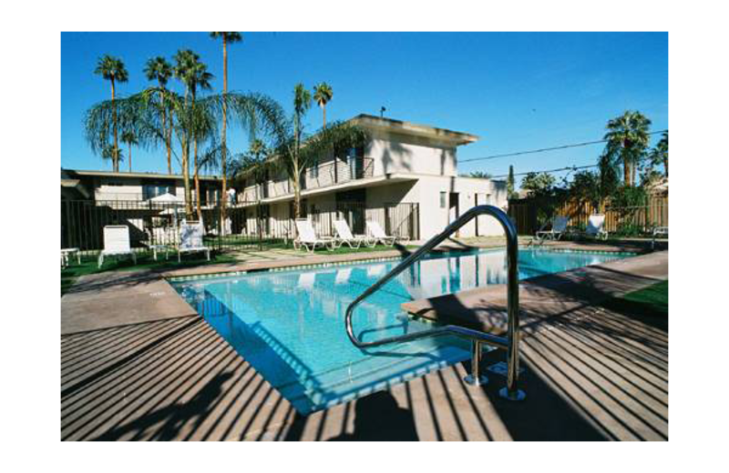 Outdoor pool at 7 Springs Inn & Suites.