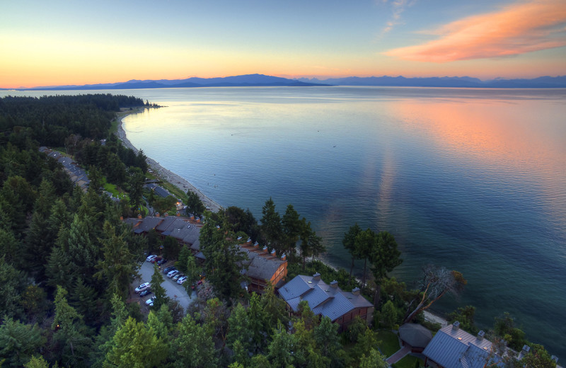 Exterior view of Tigh-Na-Mara Resort.