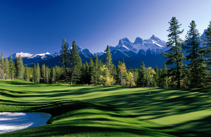 Golf course near Grande Rockies Resort.