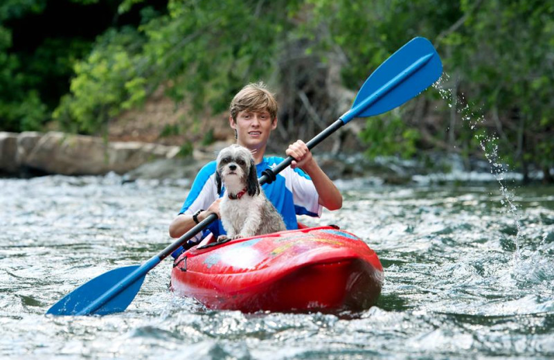 Pets welcome at Buffalo Outdoor Center.