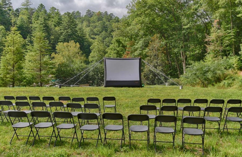 Outdoor theater at Fontana Village Resort.