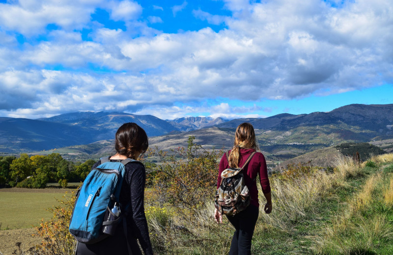 Hiking at Santa Rita Lodge.