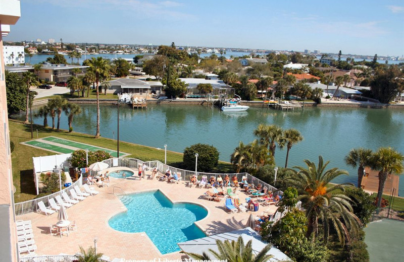 Rental outdoor pool at Liberte Management Group.