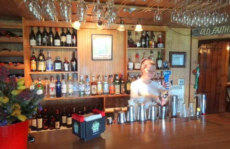 Bar at Garnet Hill Lodge.