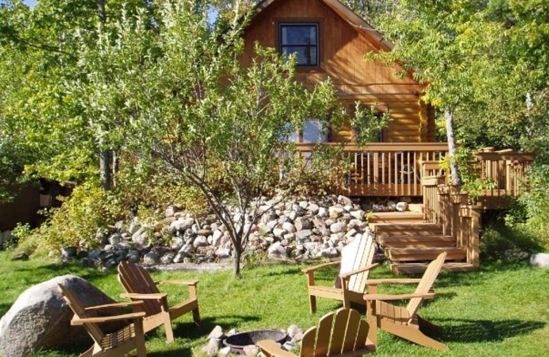 Cabin exterior at Timber Trail Lodge & Resort.