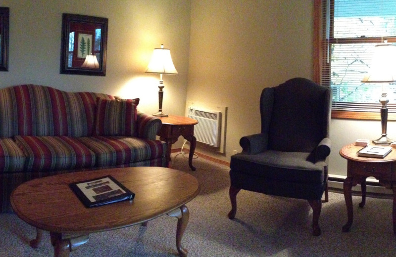 Guest room at High Point Inn.