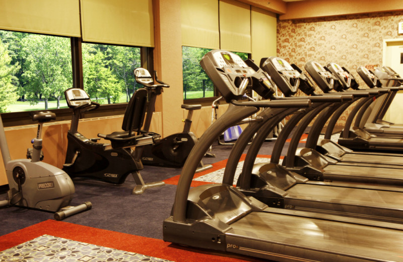 Fitness room at Honor's Haven Resort & Spa.