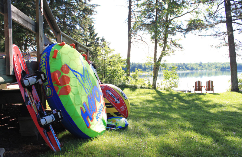 Boot Lake at Half Moon Trail Resort is a perfect place for water sports with a crystal clear, spring fed lake. 