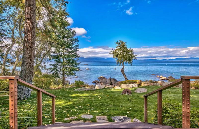Rental lake view at Lake Tahoe Accommodations.
