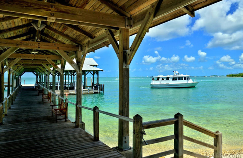 Fishing dock at Vacation Homes of Key West.