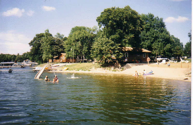 Lake view at Shady Rest Resort.