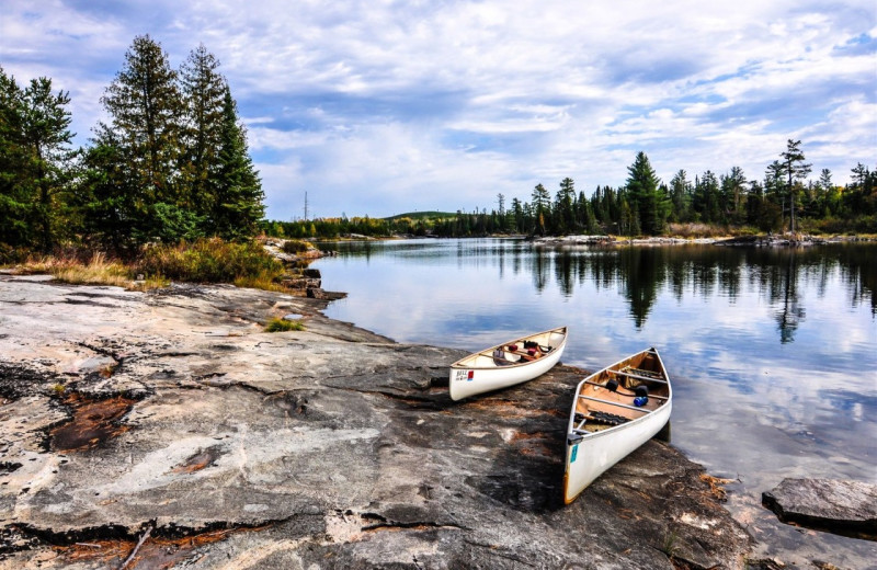 Canoeing at Clearwater Historic Lodge & Canoe Outfitters.