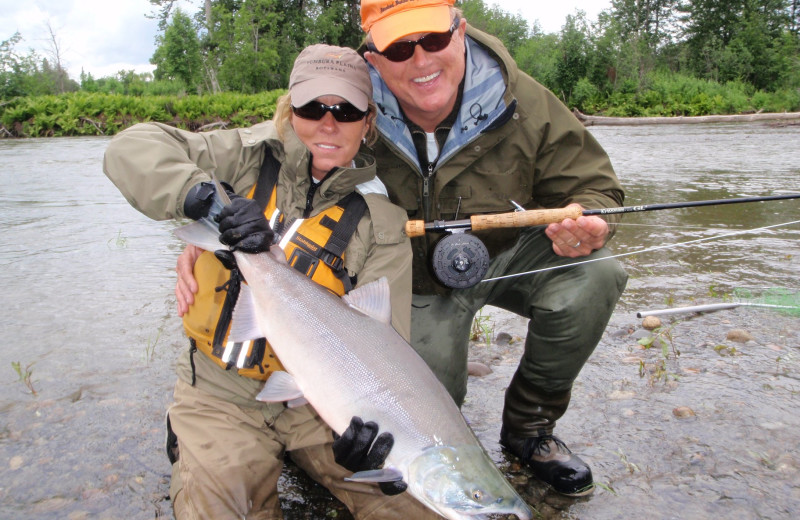 Fishing at The Alaska Adventure Company.