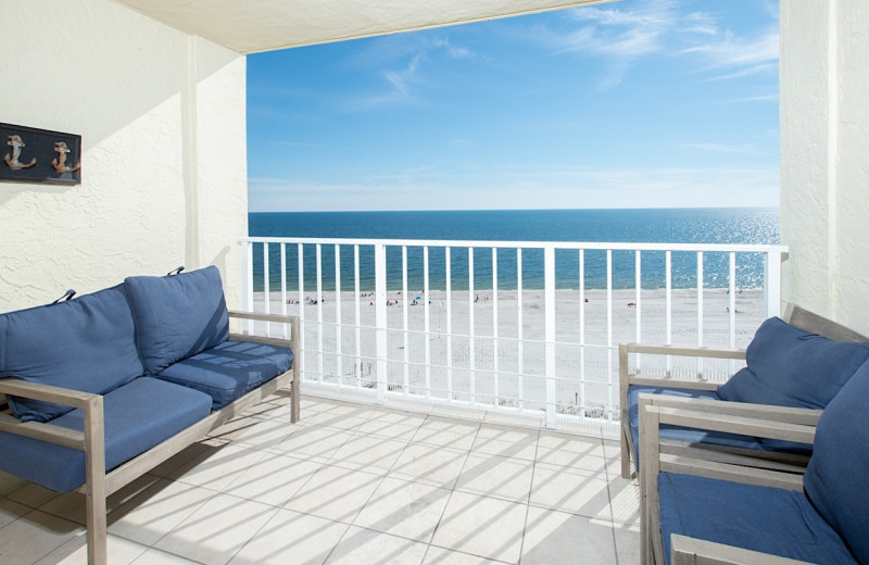 Rental balcony at Coastal Properties.