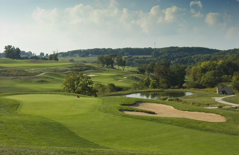 Golf course view at Heritage Hills Golf Resort. 
