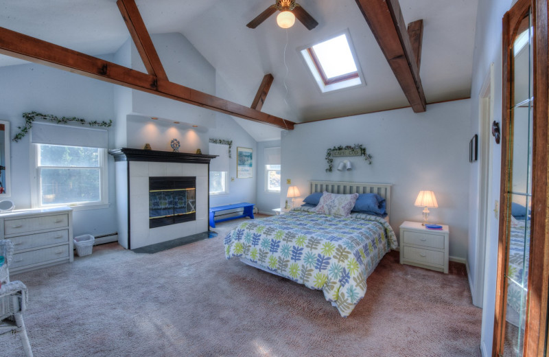 Rental bedroom at Beach Realty.