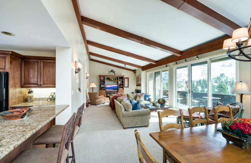 Guest room at Vail's Mountain Haus.