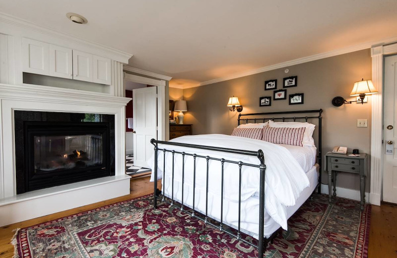 Guest room at Four Columns Inn.