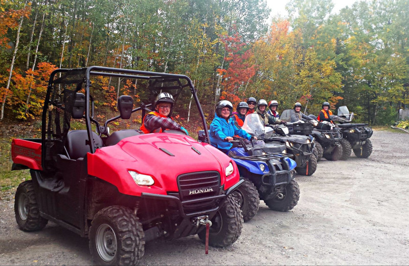 ATV at Dunlop Lake Lodge.