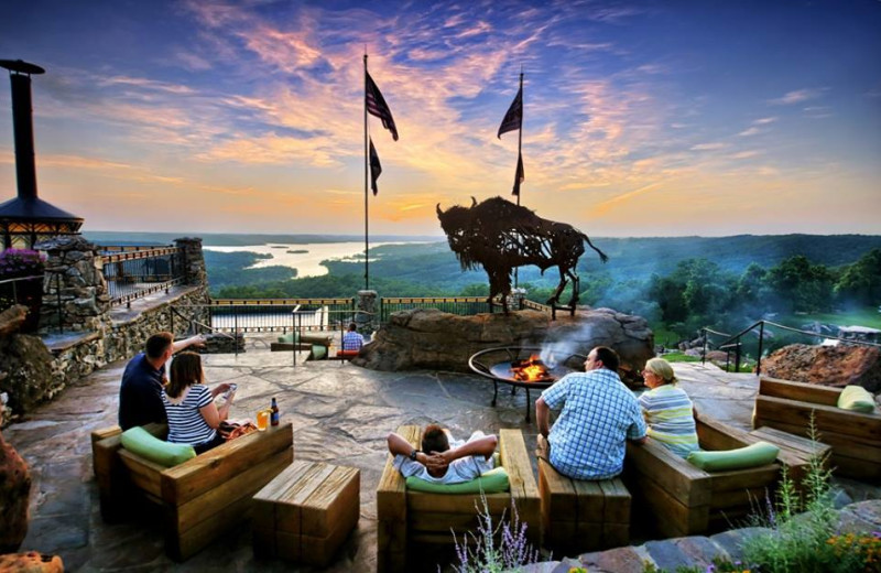 Patio at Big Cedar Lodge.