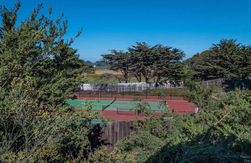 Tennis court at Pajaro Dunes Resort.