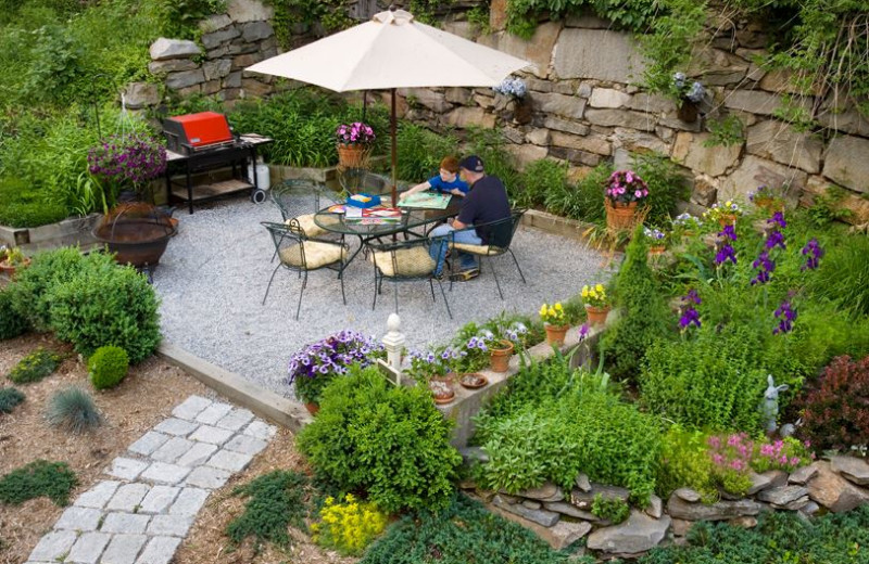 Patio at Bishopsgate Inn.