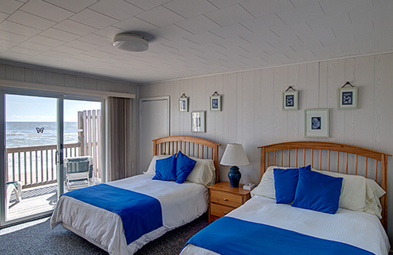 Guest room at Wavecrest Resort.