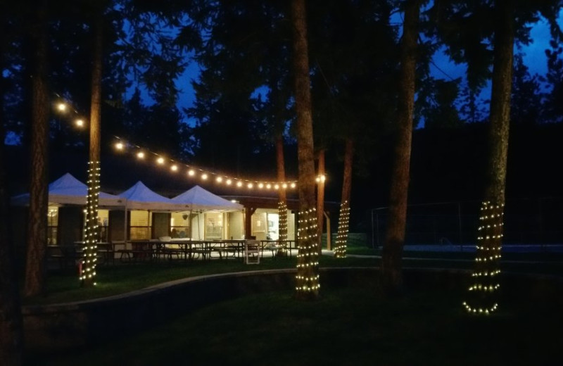 Wedding reception at Powers Creek Retreat.