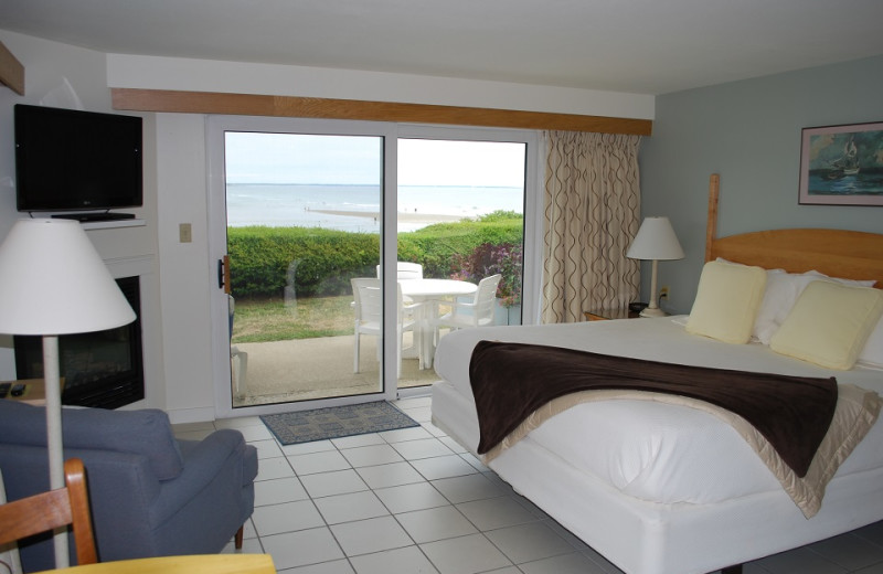 Guest room at Beachmere Inn.